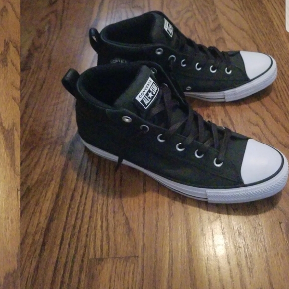 Dark grey Converse Mid-Top - Picture 2 of 5